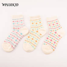 [WPLOIKJD]Ethnic Style Creative Cute Funny Women's Cotton Socks Thin Mesh Personality Colorful Novelty Female Sokken Skarpetki 2024 - buy cheap