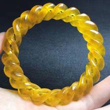 Real Myanmar Jade emerald Bracelet yellow jade bangles manual hollow carved round jade bangle High ice Bracelet jade jewelry 2024 - buy cheap