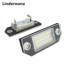 Para ford focus C-MAX 2003-2010 para ford focus 2 2003-2008 24 led luz da placa de licença 6500 k 12 v número lâmpadas luz da placa 2 pces 2024 - compre barato