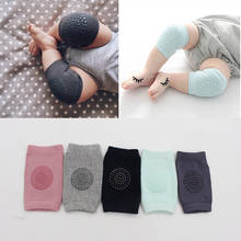 1 Pair Kids Non Slip Crawling Infants Toddlers Cotton Baby Knee Pads Kids Anti Slip Knee Protector infant Leg Warmers Boys Gilrs 2024 - buy cheap