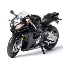 Modelo de metal de la marca alemana BM S1000RR, escala 1:12, vehículo de ciudad y motocicleta fundido a presión, colección de juguetes de aleación 2024 - compra barato