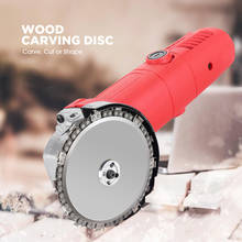 4 inch 22 Tooth Grinder Chain Wood Carving Disc for 125mm Angle Grinder Teeth Sharpener Chainsaw for Curving/ Shaping/ Cutting 2024 - buy cheap