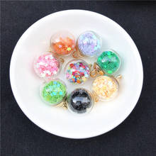10pcs Fashion Shiny Stars 16mm Glass Ball Jewelry Making Handmade New DIY Pendant Necklace Bracelet Hair Rope Parts Accessories 2024 - buy cheap