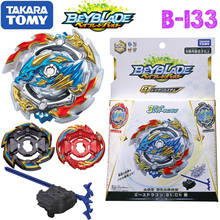 Takara Tomy-giroscopio de batalla Beyblade Burst B-133 para niño, B-134 de fusión de metales, con lanzador, giroscopio, Juguetes 2024 - compra barato