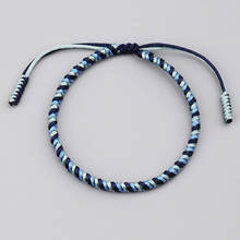 Tibetan Buddhist Handbraided Knots Blessed Lucky Bracelet For Man Women Rope Bangle Original Buddhism Handmade Jewelry 2024 - buy cheap
