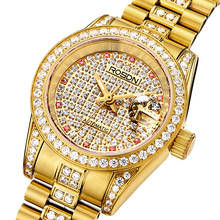 Francia ROSDN-relojes de marca de lujo para mujer, reloj mecánico automático MIYOTA, reloj para parejas luminoso con diamantes, R2009 2024 - compra barato