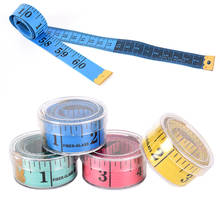 Regla de medición corporal aleatoria para costura, cinta métrica plana suave de 150cm/60 pulgadas, a medida, 2 unidades 2024 - compra barato