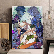 Anime Hunter x Hunter Poster Character Collection Poster Classic Cartoon Anime Canvas Painting Room Decoration Child Room 2024 - buy cheap