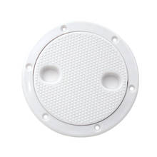 1 Piece ABS Inspection 4 Inch No Screw Round Anti-corrosive White Access Hatch Cover Deck Plate For Boat Yacht Marine Tight 2024 - купить недорого