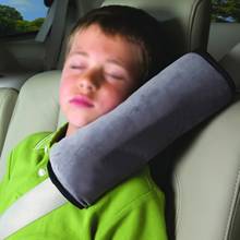 Детский ремень для сиденья с подушкой, защитный ремень для плеча, тканевый фиксатор, детские автомобильные ремни безопасности 2024 - купить недорого