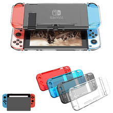 Dockable Case Protective Cover Detachable Crystal PC Shell For Nintendo Nintend Switch Accessories NS NX Hard Clear Back Cover 2024 - buy cheap