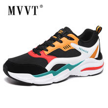 Mesh+ PU Patchwork Running Shoes For Men Sneakers Breathable Mesh Sport Shoes Walking Shoes 2024 - buy cheap