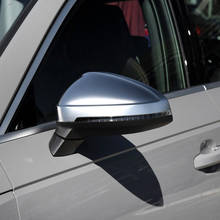 1 par de tampas de espelho retrovisor para carro, cobertura fosca, cromada, audi b9 a4 a5 s4, tampa para espelho retrovisor, novo 2024 - compre barato