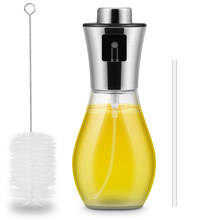 1PCS kitchen baking glass olive oil sprayer spray oil bottle vinegar bottle oil dispenser cooking salad barbecue (round bottle) 2024 - buy cheap