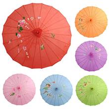 Paraguas de seda Vintage chino, sombrilla para foto de boda, accesorios de baile, accesorios de decoración para el hogar 2024 - compra barato