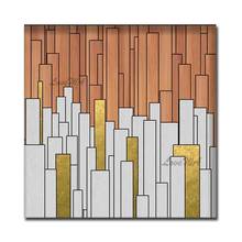 Abstract City Building Art 100% Hand-painted Unframed Oil Painting Modern Home Decor Wall Art Wall Picture Paintings For Living 2024 - buy cheap
