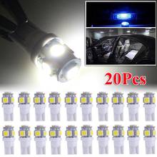 20PCS T10 LED Multifunctional License Plate Car Interior Lights Bulbs 6000K White 168 2825 194 W5W Wholesale Quick delivery CSV 2024 - buy cheap