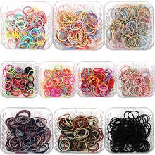 JOJO BOWS 100pcs Braided Colorful Elastic Hair Ring Hair Accessories For Girls Kids Decoration Materials DIY Crafts Supplies 2024 - buy cheap