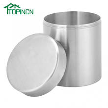 400ml Stainless Steel Tea Tin Can Home Kitchen Canisters for Tea Coffee Sugar Storage Coffee Container Storage For Coffee Beans 2024 - buy cheap