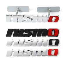 Pegatinas para coche, emblema de parrilla, insignia de rejilla delantera para Nissan Nismo Almera Tiida Teana Qashqai Juke X trail Skyline Note 2024 - compra barato