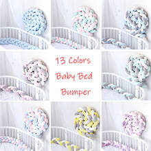 1M/2M Baby Bed Bumper Bedding Braid For The Bed Sides Baby Crib Bumper Kids Room Decoration Newborn Crib Bumpers For Babies 2024 - buy cheap