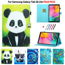 Кожаный чехол для Samsung Galaxy Tab S6 Lite, 10,4 дюйма, SM P610 P615, чехол для планшета 2024 - купить недорого
