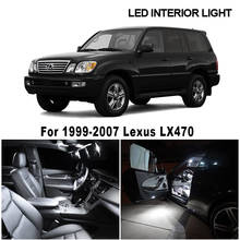 Lámpara LED Canbus blanca para coche, Kit de bombillas de Interior para 1999-2004 2005 2006 Lexus LX470, luz de techo para puerta de maletero, 15 piezas 2024 - compra barato