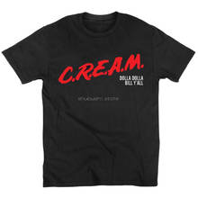 C.R.E.A.M. DARE men t shirt Hip Hop man cotton TShirt brand O NECK short sleeved t-shirt sbz5315 2024 - buy cheap