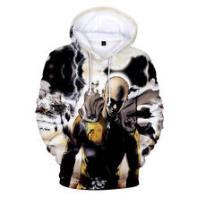 One Punch Man Harajuku Kpop Hoodies Hero Saitama Oppai Anime Hoody boy girl Casual Sweatshirt kids  Men Women Casual 3D Tops 2024 - buy cheap