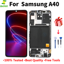 ЖК-дисплей Super AMOLED для Samsung A40, дисплей для Samsung Galaxy A40, A405FN/DS, A405F, A405FD, сенсорный экран в сборе 2024 - купить недорого