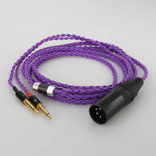4Pin XLR сбалансированный Замена обновление наушников кабель для Meze 99 Classics T1P T5P t1 d8000 MDR-Z7 D600 D7100 наушников ручной работы 2024 - купить недорого