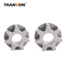 TRANVON-Accesorios de sierra de cadena eléctrica, accesorio de conversión de amoladora angular, piñón de 14mm y 16mm, adecuado para amoladora angular modelo 115/125 2024 - compra barato