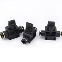 Componentes neumáticos-Válvula de mano serie HVFF para regulador de Control de flujo de aire de 4/6/8/10/12mm 2024 - compra barato