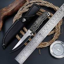 7.9 "straight knife  5CR13 stainless steel high hardness outdoor climbing camping survival tool hunting straight knife 2024 - buy cheap