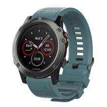 Pulseira Garmin F 6X 6 6S Pro 5X 5 5S Plus 3 HR, 26 mm, esporte, pulseira de silicone para Fenix 20, 22mm ajuste Fácil, Quick Release 2024 - compre barato