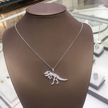 UMGODLY-collar de tiranosaurio de marca de lujo, Circonia cúbica, dinosaurio, colgante, joyería de moda, novedad 2024 - compra barato