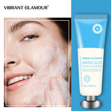 VIBRANT GLAMOUR Amino Acid Facial Cleanser Shrink Pores Removing Acne Oil Control Nourish Whitening Lift Firming Facial care 80g 2024 - buy cheap