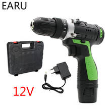 12V Max Electric Screwdriver Cordless Drill Mini Wireless Power Driver DC Lithium-Ion Battery 3/8-Inch 2-Speed Tool DIY Wood 2024 - buy cheap