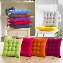 Soft Thicken Pad Chair Cushion Solid Color Tied Rope Chair  Cushion  Dining  Room  Kitchen Office Home Decor Chair Cushion Decor 2024 - buy cheap