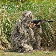 5Pcs/Set 3D Universal Camouflage Suits Adjustable Size Ghillie Suit For Hunting Army Military Tactical-Sniper Set Kits Games 2024 - buy cheap