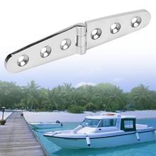 316 Stainless Steel Marine Boat Casting Long Strap Hinge Deck Cabin Hardware 2024 - buy cheap