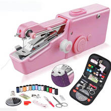 Portable Hand Sewing Mini Machine Household handheld Sewing Machine Electric Stitch Needlework Set for DIY Clothes Stitchin 2024 - buy cheap