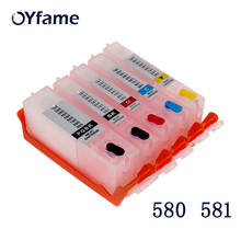 OYfame 5PCS  For Canon 580 581 ink Cartridge With ARC Chip PGI580 CLI581 Cartridge For Canon TR7550 TR8550 TS6150 TS6151 Printer 2024 - buy cheap