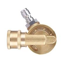 Acoplador pivotante para boquilla de lavadora a presión, accesorio limpiador de canalones para limpieza de canalones, 240 grados, 4500 Psi, 1/4 pulgadas 2024 - compra barato