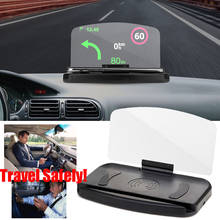 . Carro universal hud cabeça up display projetor de navegação do telefone titular smartphone gps projetor para qualquer carro 2024 - compre barato