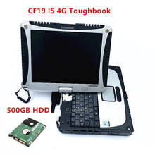 2021 High Quality Toughbook CF 19 CF19 cf-19 CF-19 laptop with i5 ,4G Ram,500G HDD win 7 multi-language used diagnostic computer 2024 - buy cheap