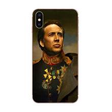 Nicolas Cage Replaceface для Apple iPhone 11 Pro XS Max XR X 8 7 6 6S Plus 5 5S SE 4 4S мягкий хипстерский чехол 2024 - купить недорого
