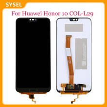 100% протестированные бесплатные инструменты Honor 10 COL-L29 lcd для huawei-Honor 10 COL-L29 lcd для huawei-Honor 10 дисплей + сенсорный экран в сборе 2024 - купить недорого