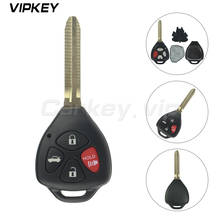 Controle remoto para chave de carro com 4 botões sem chip 315mhz toy43 para toyota camry 2007 -2010 2024 - compre barato