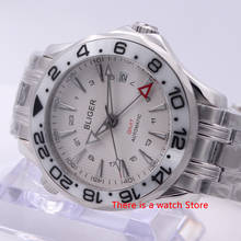Bliger 41mm Automatic Mechanical Male Watch Luxury Sapphire Crystal Ceramic Bezel GMT Watch Luminous Waterproof Wristwatch Men 2024 - buy cheap